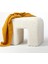 Folk U Puf/bench Peluş Kumaş 40*45 cm / Yükseklik 46 cm 3