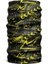 Motosiklet Black And Yellow Unisex Buff Maske Outdoor Boyunluk Bandana 1