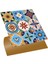 Kendinden Yapışkanlı Zambak Desenli Pvc Karo 30X30 cm (33 Adet) 3m2 1