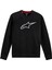 Ageless Crew Fleece Uzun Kollu Tişört Siyah Gri 1