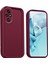Honor 200 Pro Uyumlu Kılıf Kamera Korumalı Yumuşak Dokulu Darbe Emici Bordo Silikon Kapak 1