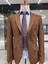 Sütlu Kahve Blazer Tek Ceket Slim Fit | Agustini 3