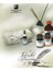 Rohrer&klingner Kaligrafi Mürekkebi Zeichentusche 29-Airbrush-Fırça-Divit-Sulu Boya 50ML-710-WHITE 5