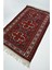 Afgan Bilicik Kaşmir Yünden El Dokuma Bordo Renk Halı 93 x 144 cm (1.34 M²) 2