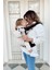 Bebekle Büyüyen %100 Pamuklu 0-4 Yaş Kırık Beyaz New Age Ergonomik Bebek Kangurusu 1