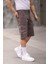 Erkek Slim Fit Kargo Cepli Kapri Şort 2