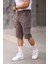 Erkek Slim Fit Kargo Cepli Kapri Şort 3
