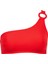 Summer Essence Bralet, Asimetrik Bandeau, Geri Dönüştürülmüş Kumaş, Altın Renkli Detaylı 1