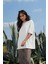 Beyaz Basic Düz Baskısız Oversize Salas Boyfriend Kadın T-Shirt 1