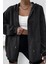 Kadin Kapüşonlu Fermuarlı Polar 3 Üç Iplik Şardonlu Kapşonlu Sweatshirt Zip Hoodies - K2204 3