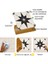 Kendinden Yapışkanlı Siyah Yıldız Desenli Pvc Karo 30X30 cm (33 Adet) 3m2 3