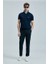 Logolu Pamuklu Comfort Fit Düğmeli Polo Yaka 2'li T Shirt Erkek T Shirt 111040206S2 5