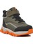 Haki Yeşil Cırtlı Unisex Çocuk Outdoor Bot 3