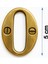 Metal Vidalı Kapı Numarası Gold 0 Numara 2