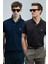 Logolu Pamuklu Comfort Fit Düğmeli Polo Yaka 2'li T Shirt Erkek T Shirt 111040206S2 1