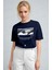 Kadın Lacivert Renaissance Regular Fit Normal Kalıp T-Shirt 1