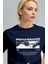Kadın Lacivert Renaissance Regular Fit Normal Kalıp T-Shirt 2