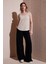 Wide Leg Yüksek Bel Geniş Paça Pantolon Bayan Pantolon 25Y0893K1 1