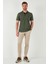 Pamuklu Slim Fit Şerit Detaylı Düğmeli Polo Yaka 3'lü T Shirt Erkek T Shirt 5902118S3 5