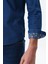 Erkek Denim Jean Slim Fit / Dar Kesim Kot Dokuma Gömlek K9GKD1070 2