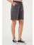 Pamuklu Relaxed Fit Yüksek Bel Cepli Mini Şort Bayan Şort 668YP5384 3