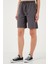 Pamuklu Relaxed Fit Yüksek Bel Cepli Mini Şort Bayan Şort 668YP5384 4