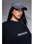 Kadın Siyah Weekend Oversize Fit Bol Geniş Kalıp Salaş Kesim T-Shirt 4