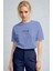 Kadın Mavi Inspire Regular Fit Normal Kalıp T-Shirt 1