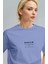 Kadın Mavi Inspire Regular Fit Normal Kalıp T-Shirt 2