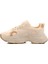 Bej Taba Fileli Kadın Spor Ayakkabı Sneaker 2