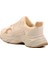 Bej Taba Fileli Kadın Spor Ayakkabı Sneaker 4