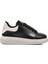 Siyah Beyaz Deri Erkek Sneaker Premium 1