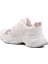 Beyaz Mavi Fileli Kadın Spor Ayakkabı Sneaker 4
