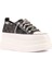 Siyah Yüksek Taban Kadın Sneaker 3