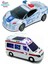 Pilli 112 Ambulans ve Sürtmeli Korumalı Polis Arabası Müzikli Işıklı Oyuncak 2li Set 1