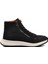 Siyah Nubuk Deri Sneaker Erkek Bot 1