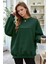 Kadın Nefti Dreamer Baskılı 0 Sıfır Yaka Oversize Salaş Bol Kesim Polar Sweatshirt 1