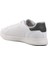 Beyaz Siyah Büyük Numara Erkek Sneaker Ayakkabı 4