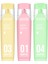 Macaron Kesik Uç Pastel Fosforlu Kalem 3 Renk Set (Sarı-Pembe-Yeşil) 1