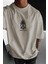 Erkek Taş Royal Essence Oversize Fit Bol Geniş Kalıp Salaş Kesim T-Shirt 2