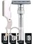 Shave Q8 Ayarlanabilir Manuel Tıraş Makinesi + U4 Full Metal Ustura + 20'li Platinum Yaprak Jilet 1