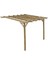 Veranda Ahşap Pergole Sundurma Gölgelik 300 x 300 cm P6 5