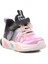 Lila Siyah Kız Çocuk Spor Ayakkabı 3