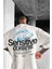 Erkek Ekru Beyaz Göz Baskılı Sensitive Oversize Fit Bol Geniş Kalıp Salaş Kesim T-Shirt 1