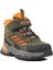 Haki Yeşil Turuncu Polyester Karışımlı Çocuk Trekking Ve Outdoor Bot 3