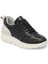 Siyah Hakiki Deri Kadın Sneaker - K24I1AY67297-A23 1