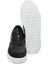 Siyah Hakiki Deri Erkek Sneaker - E24I1AY56841-A23 4