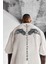 Erkek Ekru Beyaz I Can Fly Oversize Fit Bol Geniş Kalıp Salaş Kesim T-Shirt 1