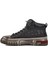 Siyah Deri Bilek Boy Erkek Sneaker 2