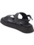 Siyah Hakiki Deri Kadın Sandalet - K24Y1SN67260-A23 2